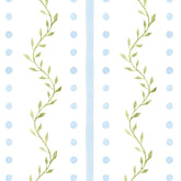Papel Volutas Poá Azul Quartz
